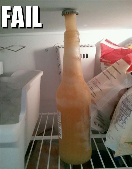 Sör a hűtőben